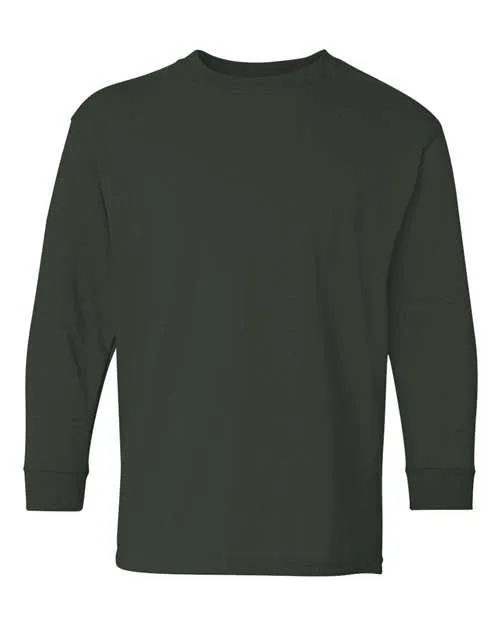 Gildan Customizable Youth Long-Sleeve Plain T-Shirt - Unisex