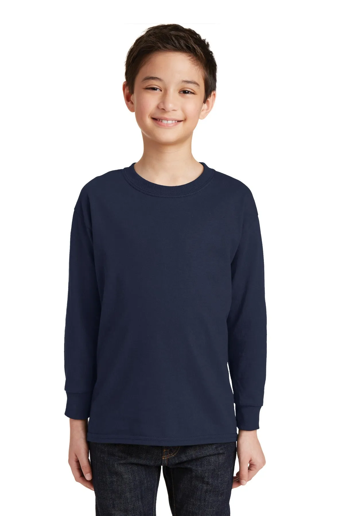 Gildan Customizable Youth Long-Sleeve Plain T-Shirt - Unisex