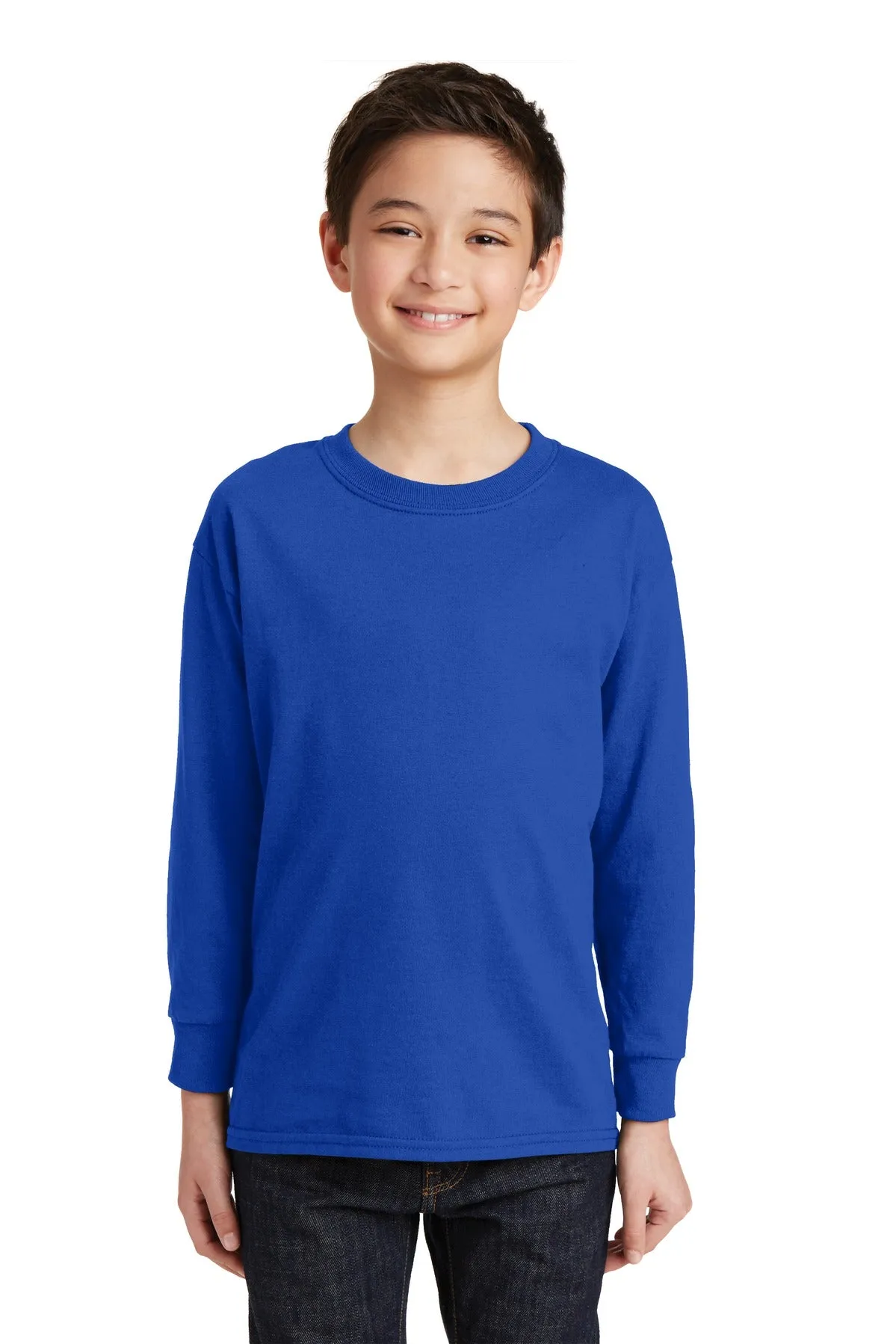 Gildan Customizable Youth Long-Sleeve Plain T-Shirt - Unisex