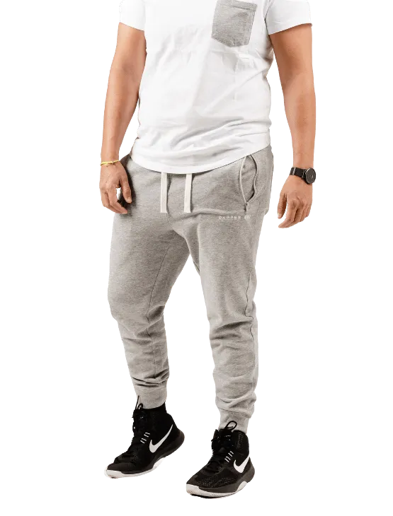 Grey Melange DB Joggers