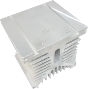 H31/110M-T, Heatsink 110mm, Milled, Drilled and Tapped for 3 Phase SSR with Thermal Overload, 0.5°C/Watt