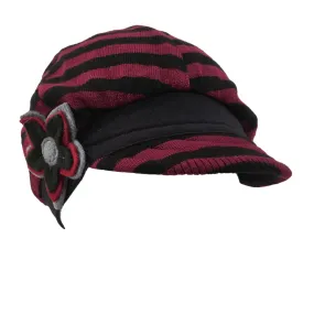 Hat, Merlot & Black Cap