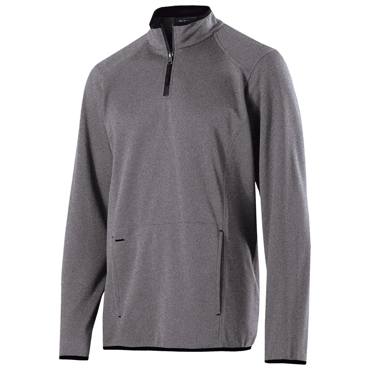 Holloway Men's Athletic Heather Fleece Quarter Zip Artillery Pullover