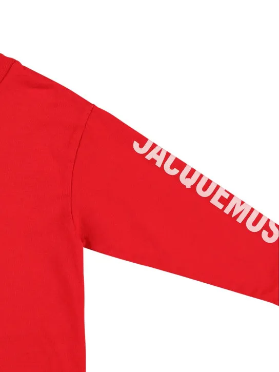 Jacquemus   Printed cotton jersey t-shirt 