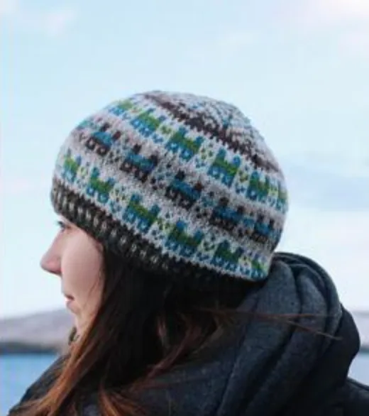 Jamieson & Smith Knitting Pattern Crofthoose Hat