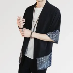 Japanese Mens Kimono Jacket 'Mitsuo'