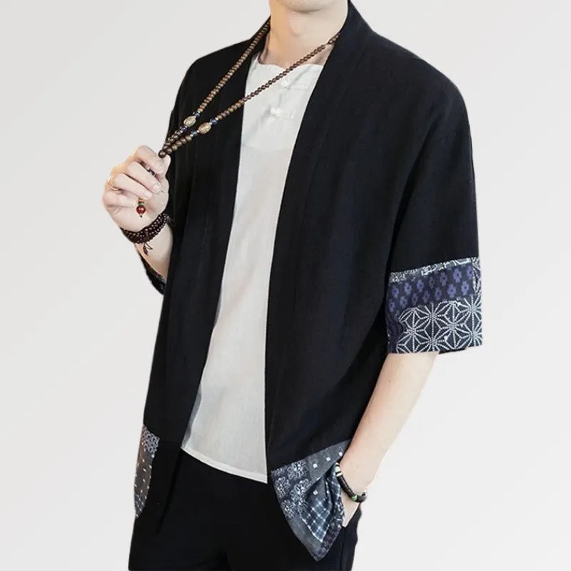 Japanese Mens Kimono Jacket 'Mitsuo'