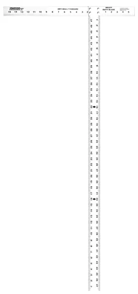 Johnson JTS54HD T-Square, SAE Graduation, Aluminum :EA: QUANTITY: 1