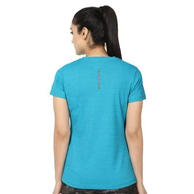 Kronos DRI-FIT Crew Neck Tee | Women's | Indian Blue | KIBI Sports