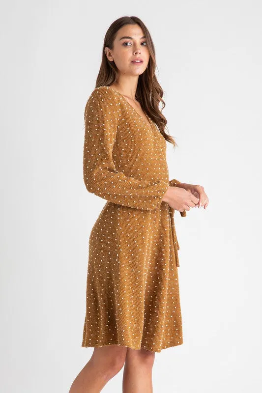 Laila Pom Knit Dress