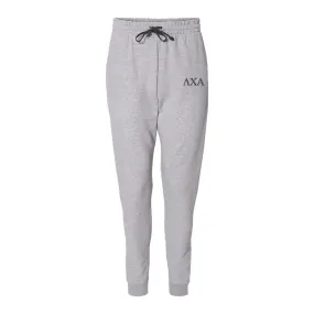 Lambda Chi Heather Grey Contrast Joggers