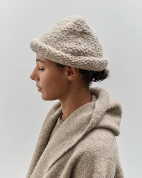 Lauren Manoogian Handknit Purl Roll Hat, Dust