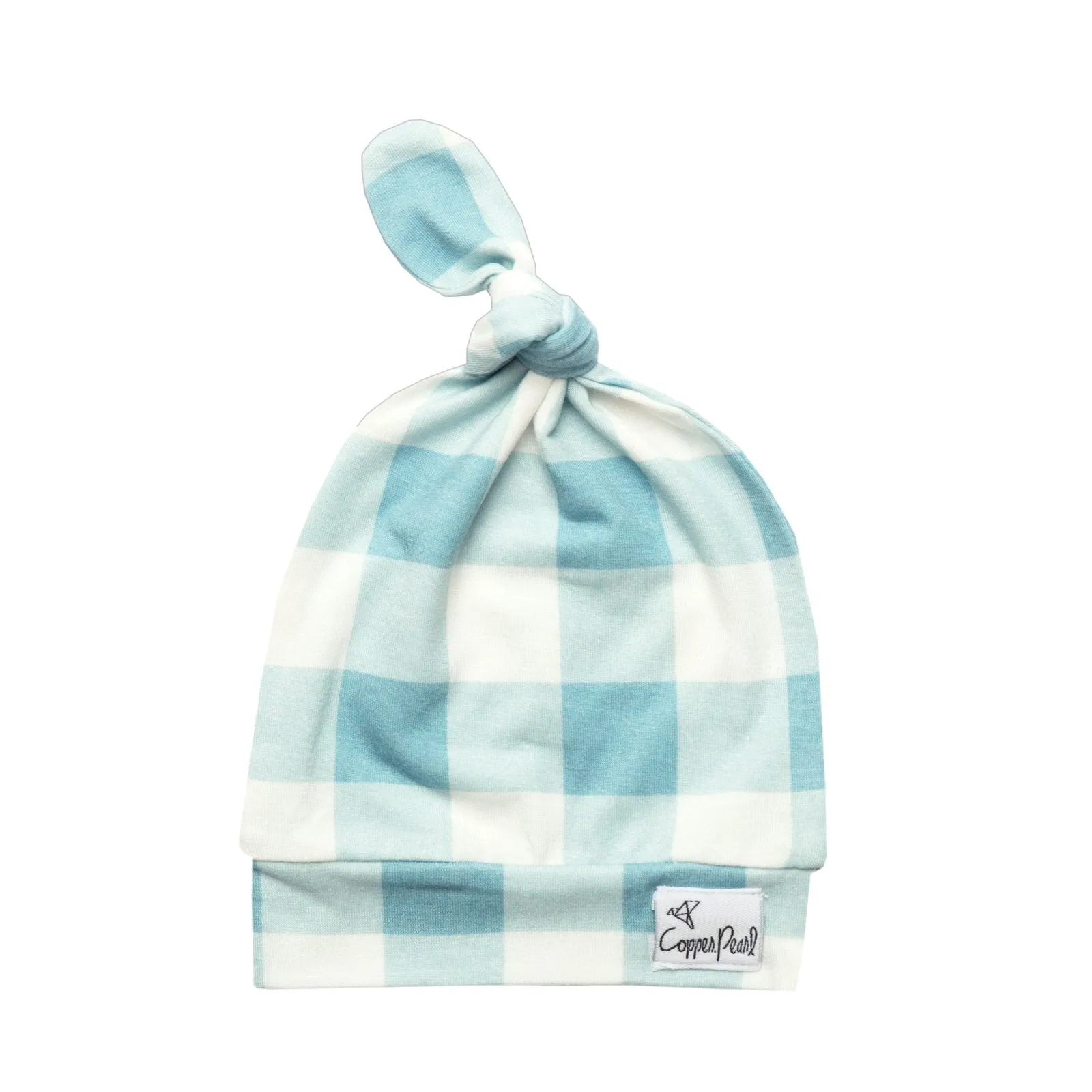 Lincoln Newborn Top Knot Hat