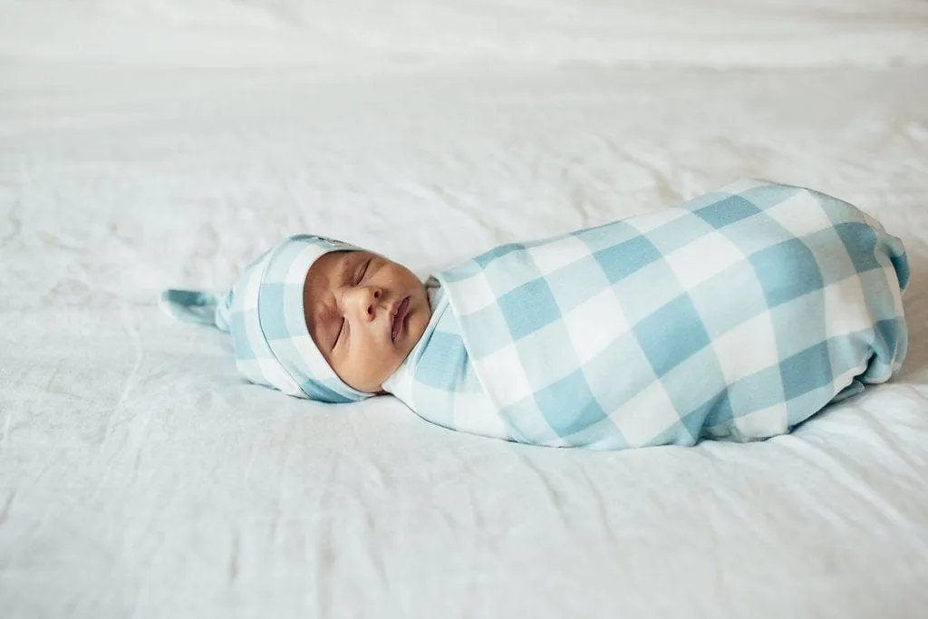 Lincoln Newborn Top Knot Hat