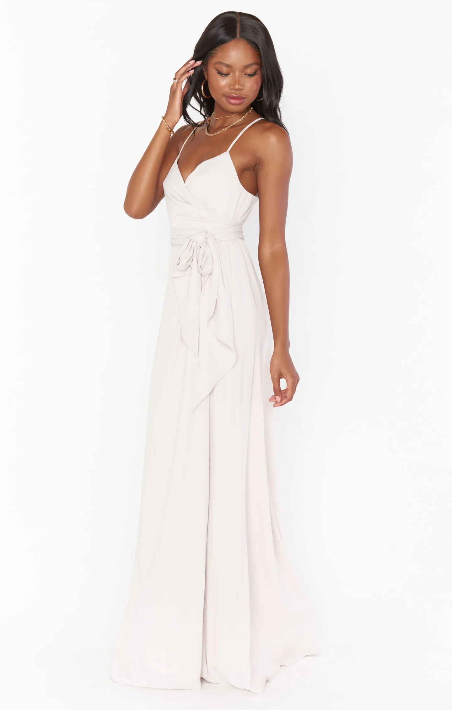 Liz Maxi Dress ~ Show Me the Ring Crisp