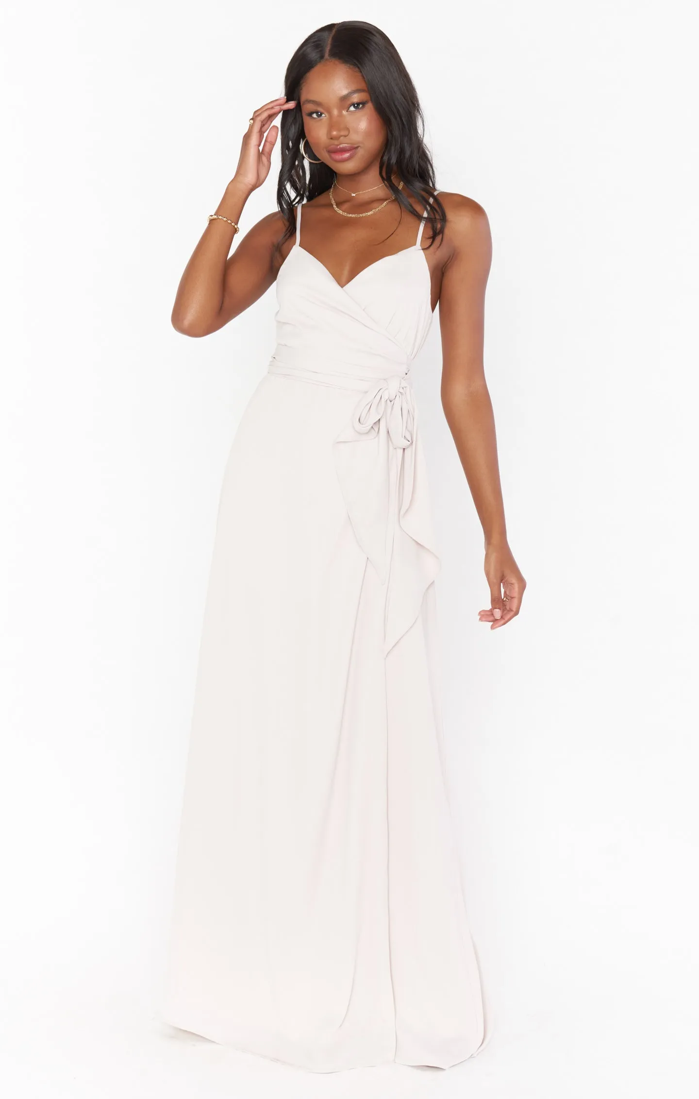 Liz Maxi Dress ~ Show Me the Ring Crisp