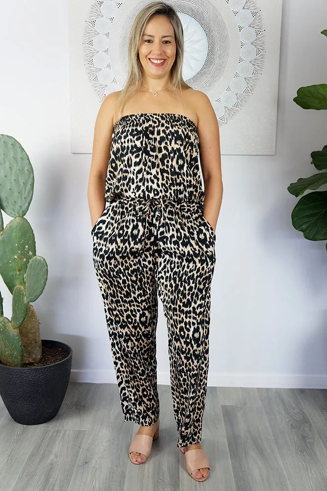 Long Jumpsuit "Leopard"