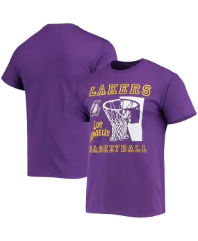 Men's Purple Los Angeles Lakers Slam Dunk Junk Food T-Shirt