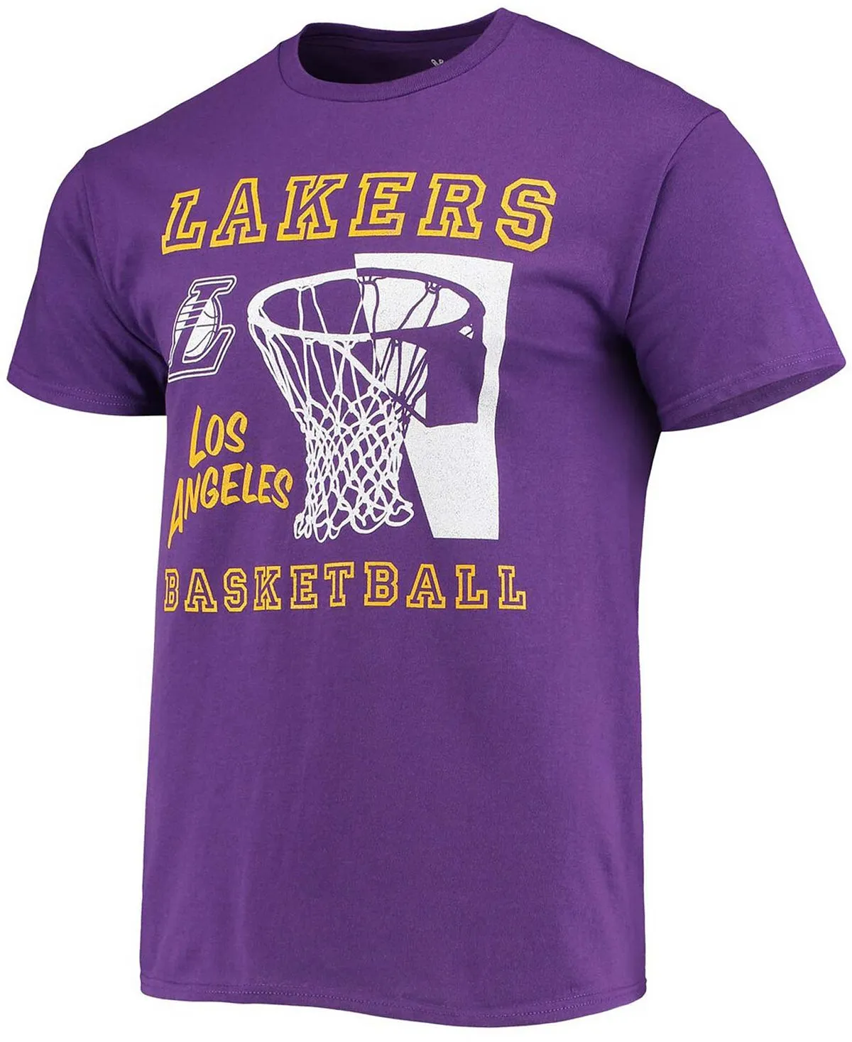 Men's Purple Los Angeles Lakers Slam Dunk Junk Food T-Shirt