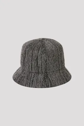 MESH KNIT METAL BUCKET HAT