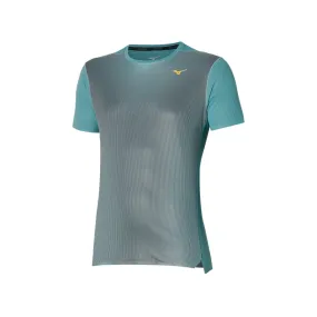 Mizuno Aero Tee Short Sleeve Blue Grey