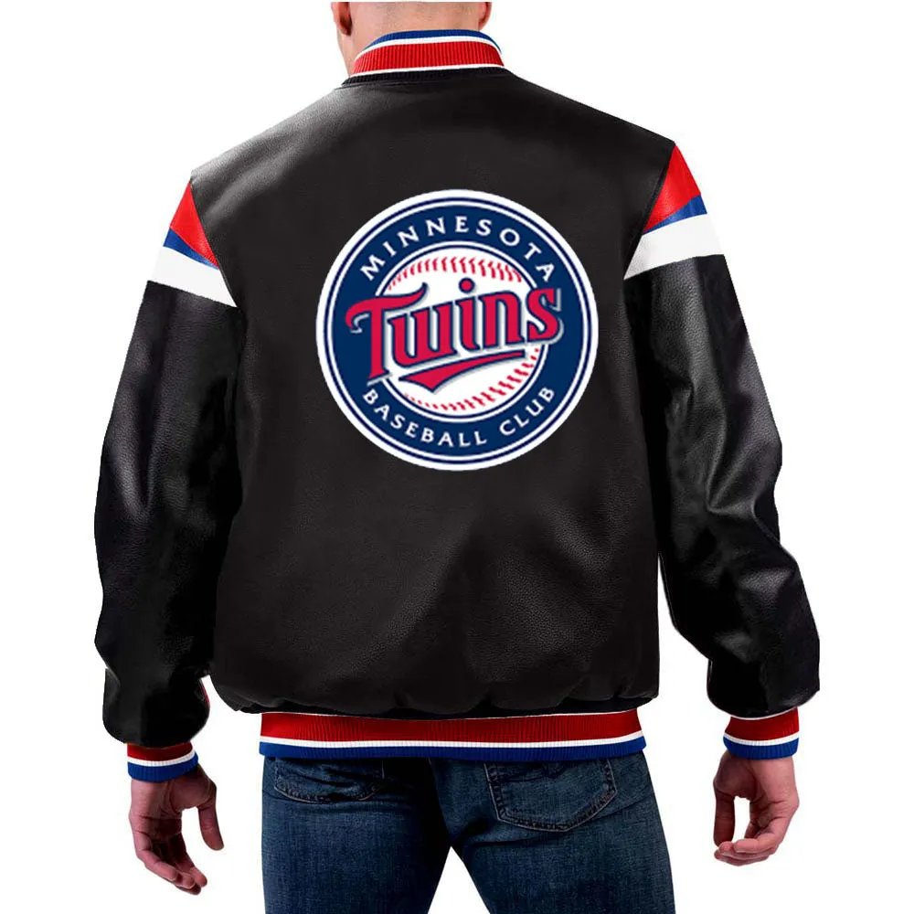 MLB Minnesota Twins Leather Jacket