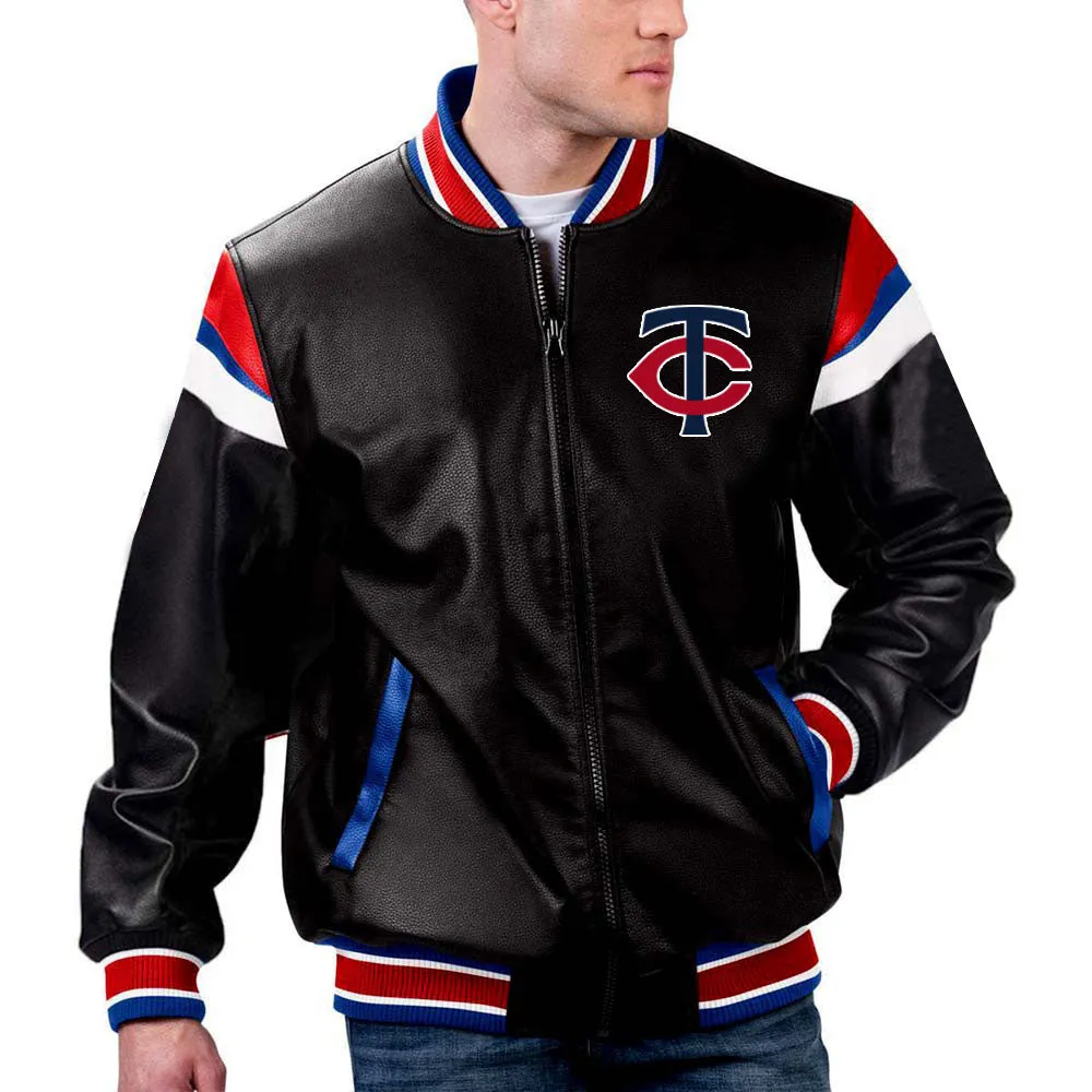 MLB Minnesota Twins Leather Jacket