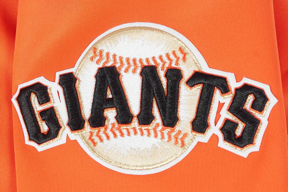 MLB SAN FRANCISCO GIANTS CLASSIC MEN'S DK TRACK JACKET (ORANGE)