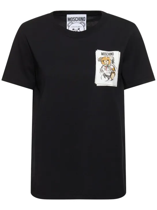 Moschino   Cotton jersey t-shirt 