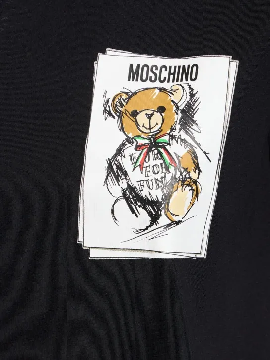 Moschino   Cotton jersey t-shirt 