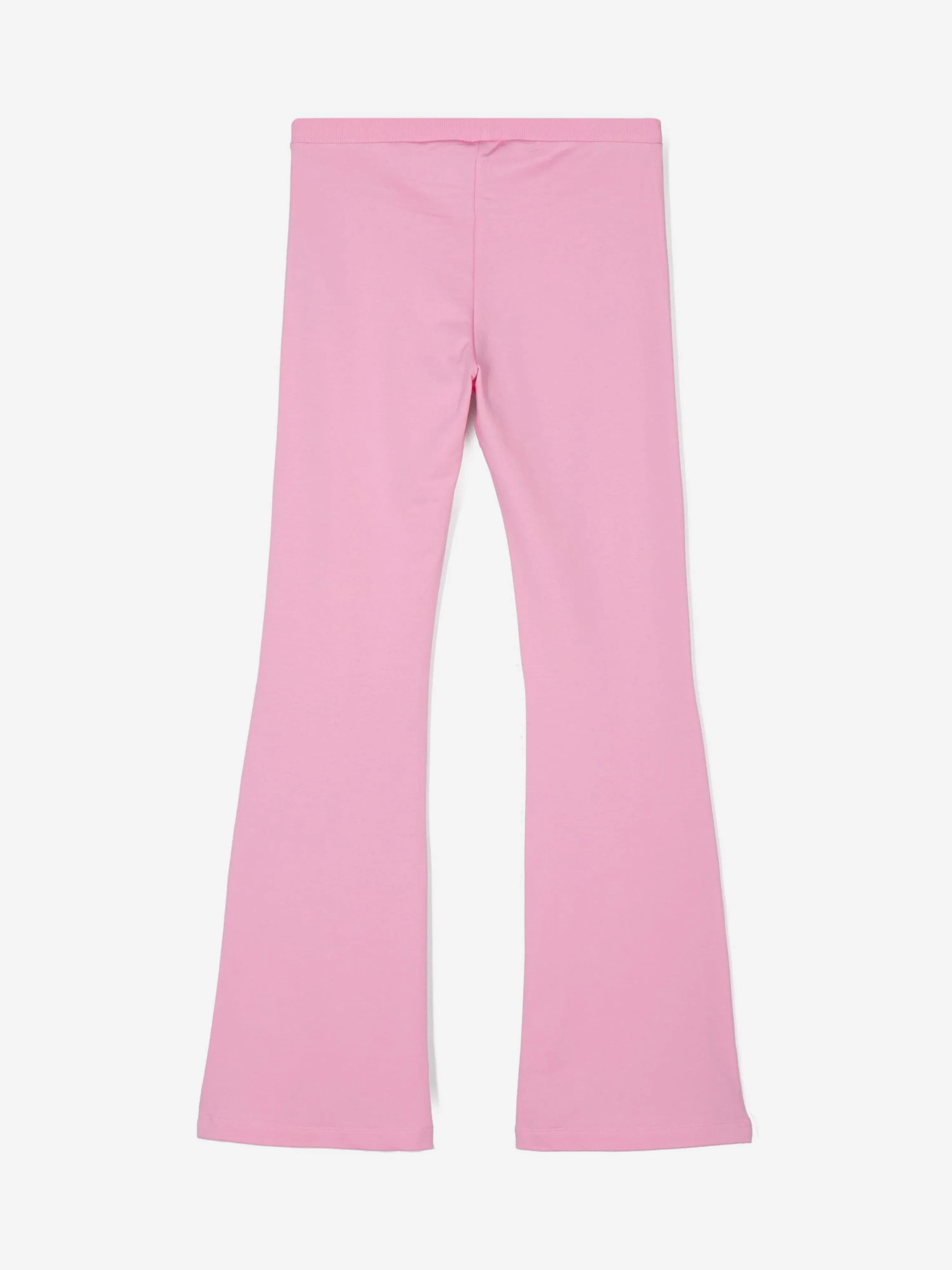 Moschino Girls Flared Logo Joggers in Pink