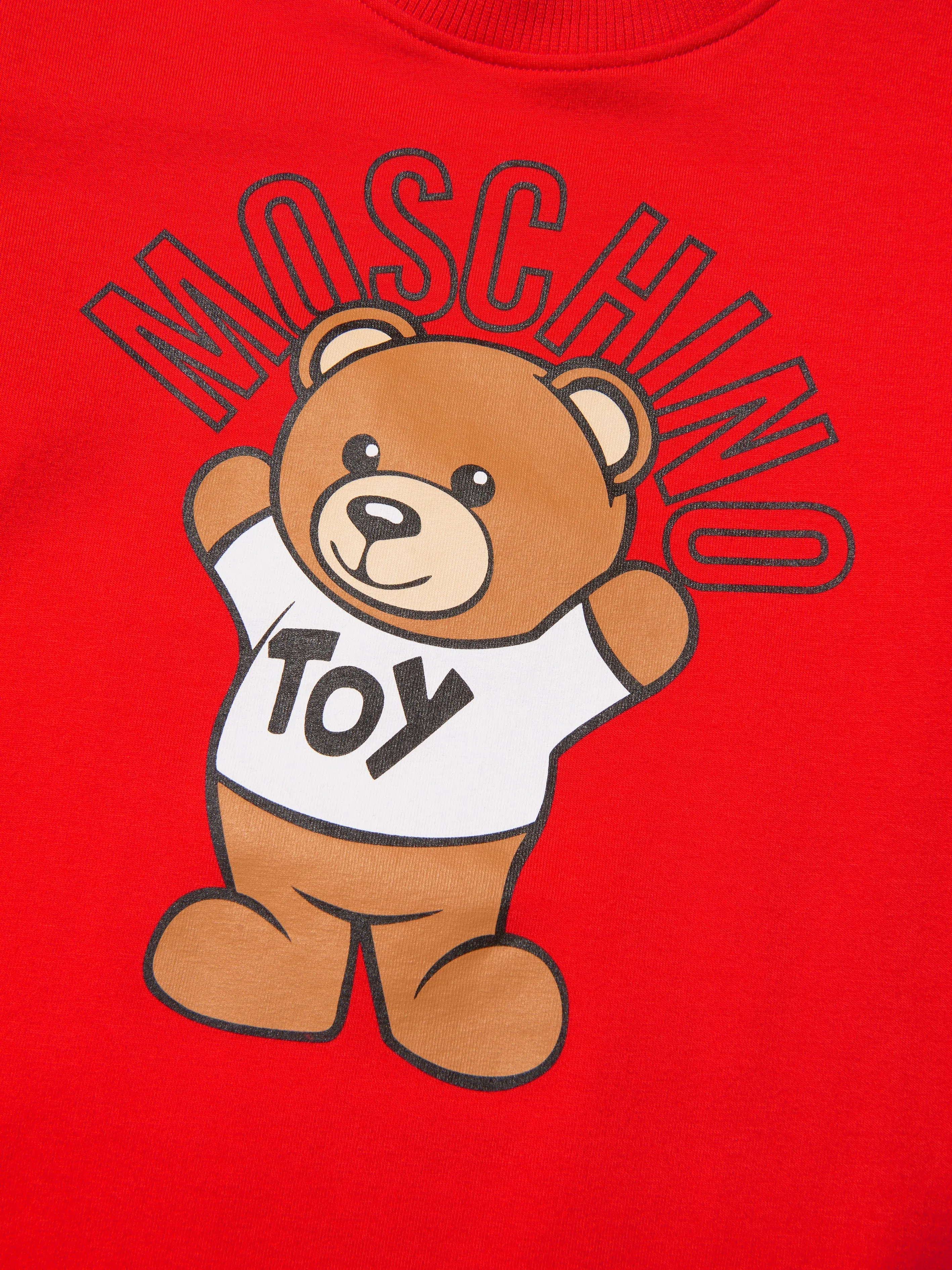 Moschino Girls Teddy Bear Sweater Dress