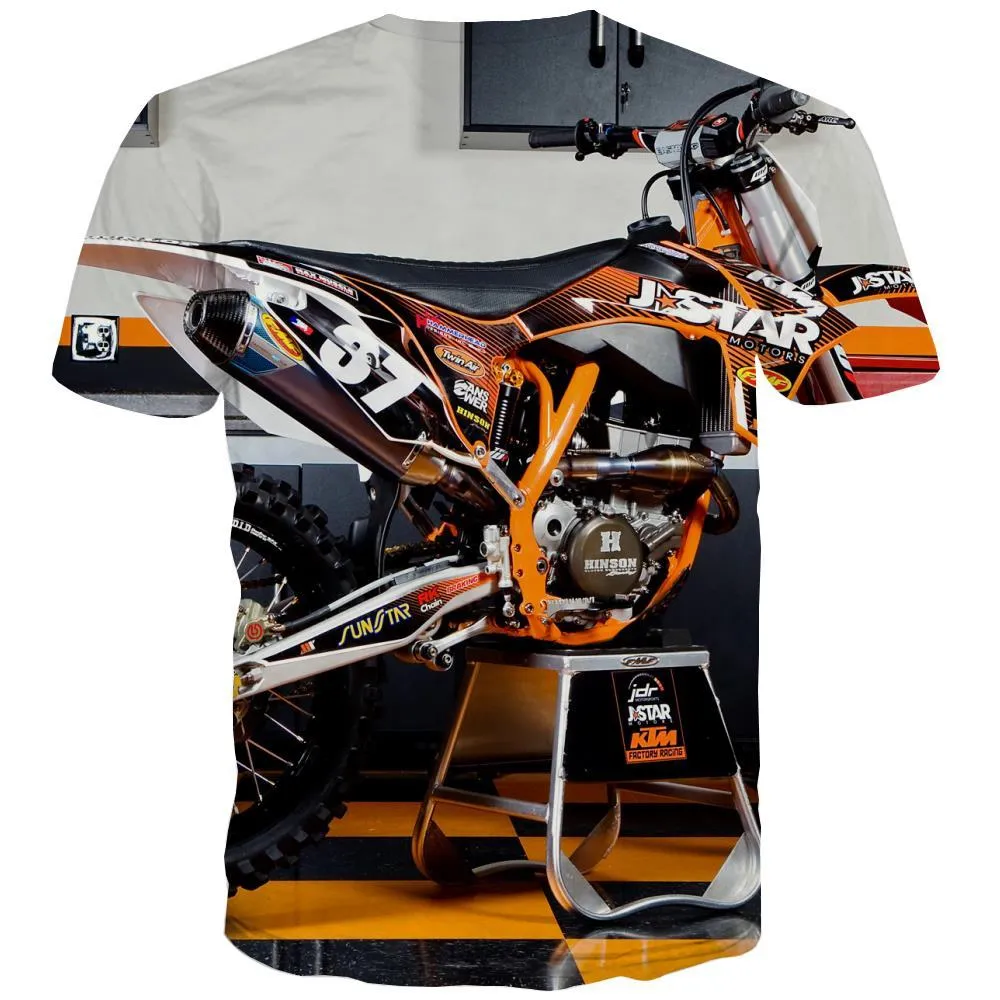 Motocross T shirts Men motorcycle Tshirt Printed Offroad Tshirts Cool