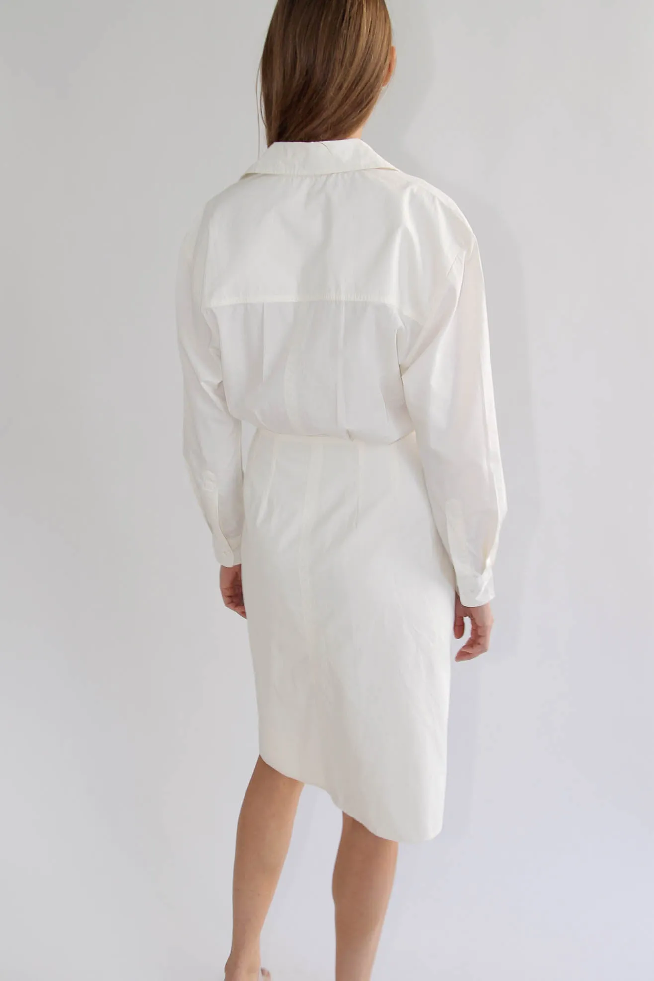 MR. LARKIN, Nik Wrap Dress, Off White