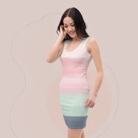 Multi-color Bodycon dress