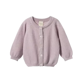 NATURE BABY - PIPER CARDIGAN: LILAC