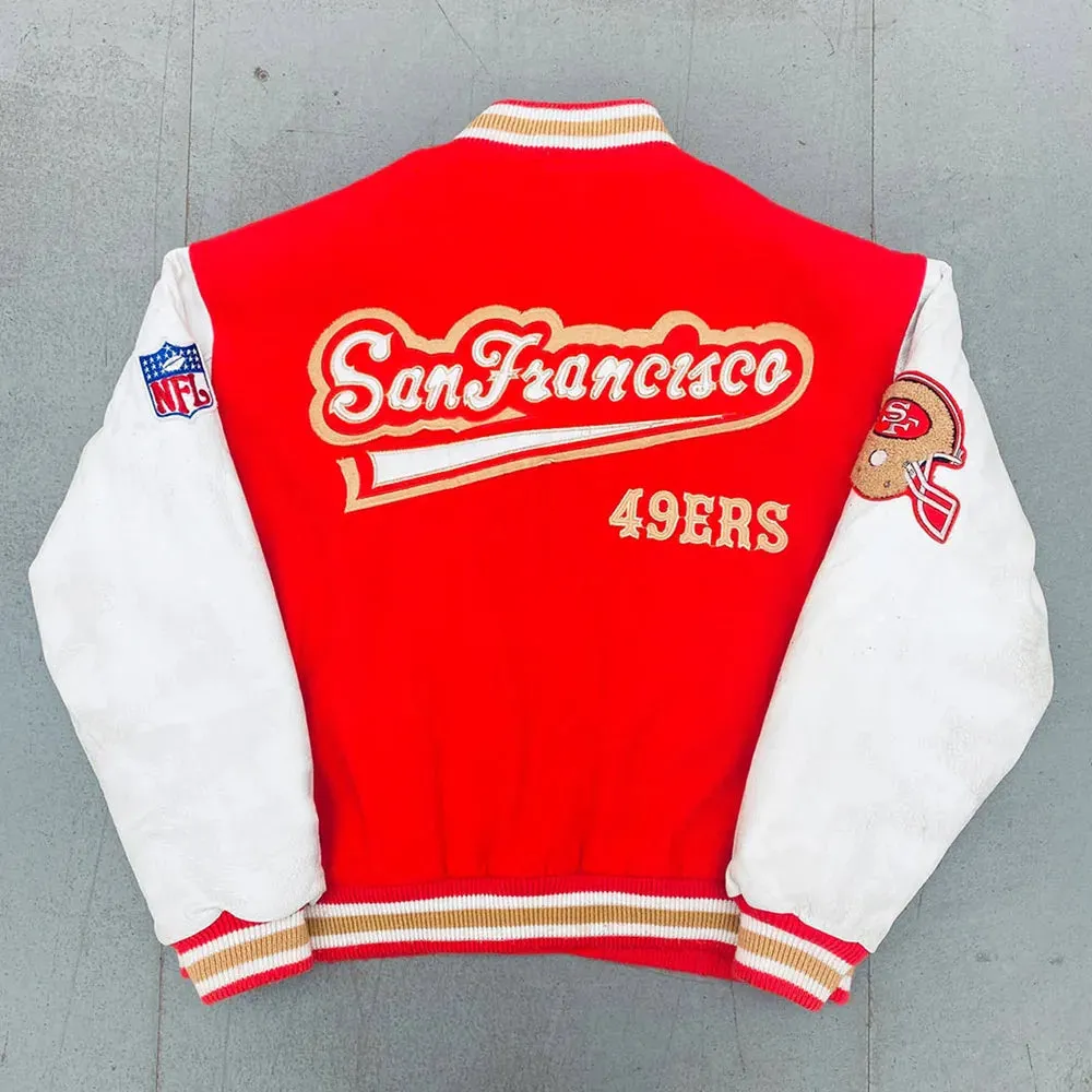 NFL San Francisco 49ers 1990 Varsity Jacket Men and Women