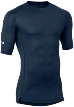 Nike Mens Pro Fitted Half Sleeve Tee Large Navy Size Large T-Shirt