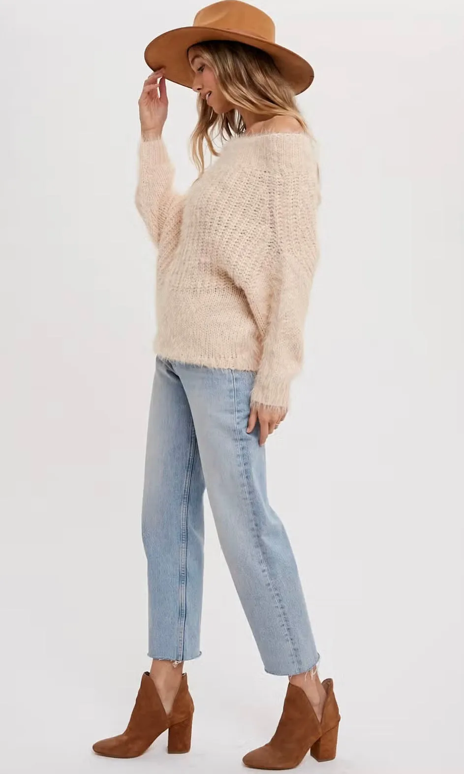 Nothing New Off The Shoulder Sweater