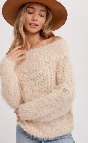 Nothing New Off The Shoulder Sweater