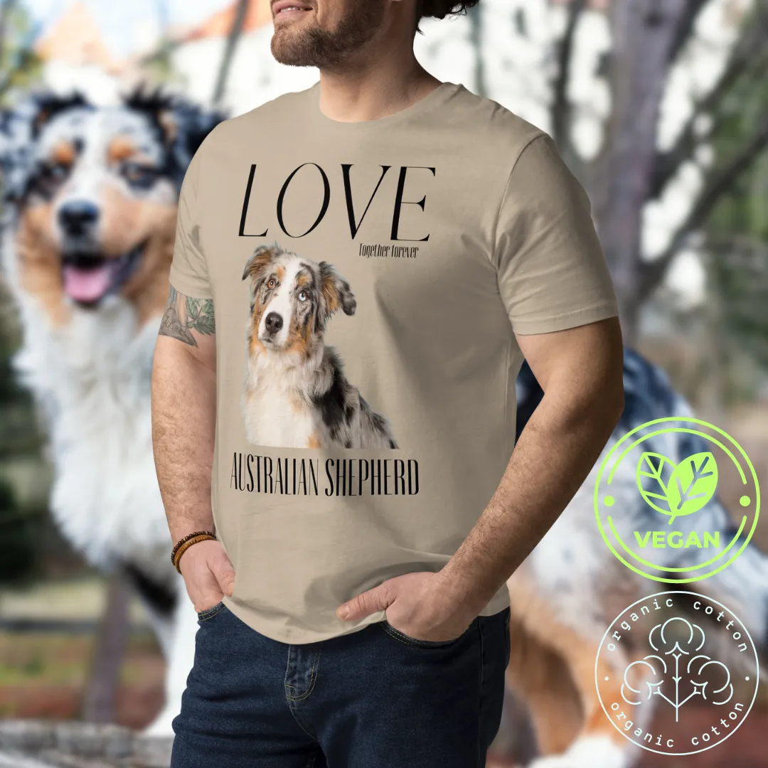 Organic cotton t-shirt Australian Shepherd Lovers