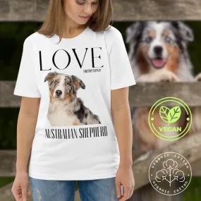 Organic cotton t-shirt Australian Shepherd Lovers