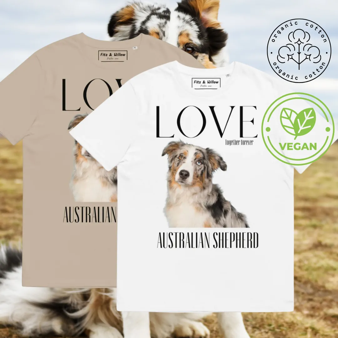 Organic cotton t-shirt Australian Shepherd Lovers