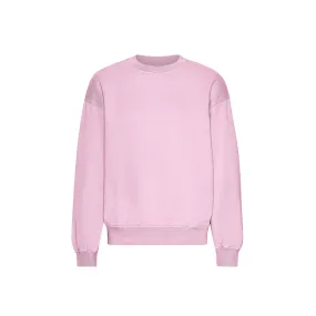 Organic Oversized Crew - Flamingo Pink