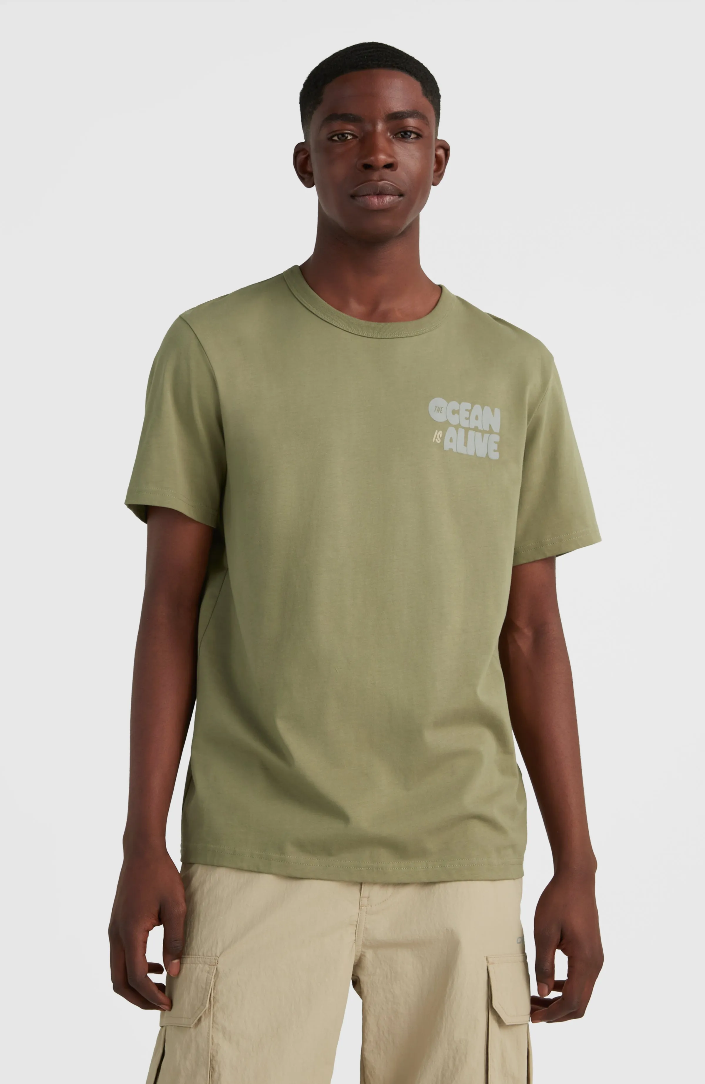 Pacific T-Shirt | Deep Lichen Green