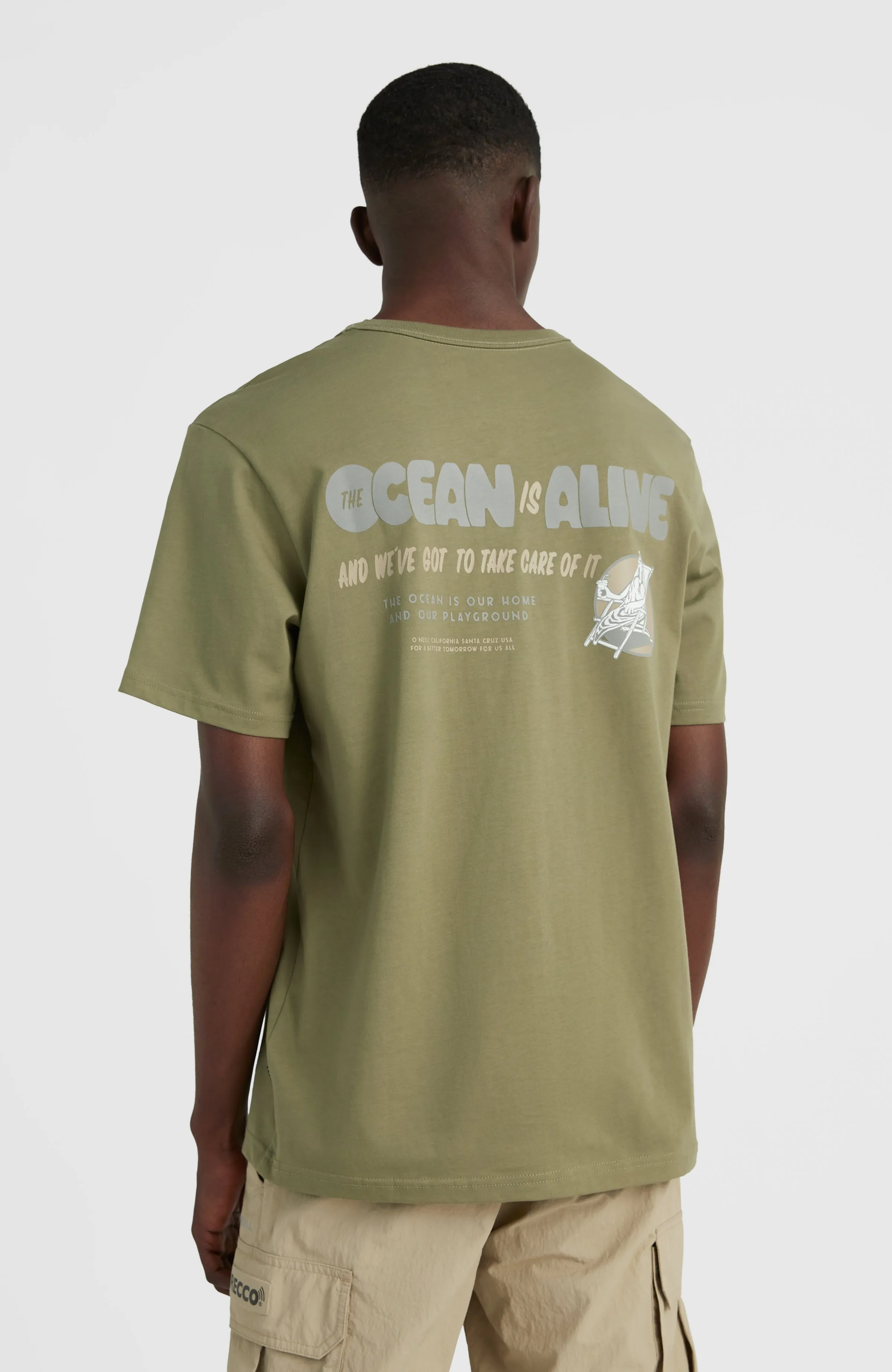 Pacific T-Shirt | Deep Lichen Green