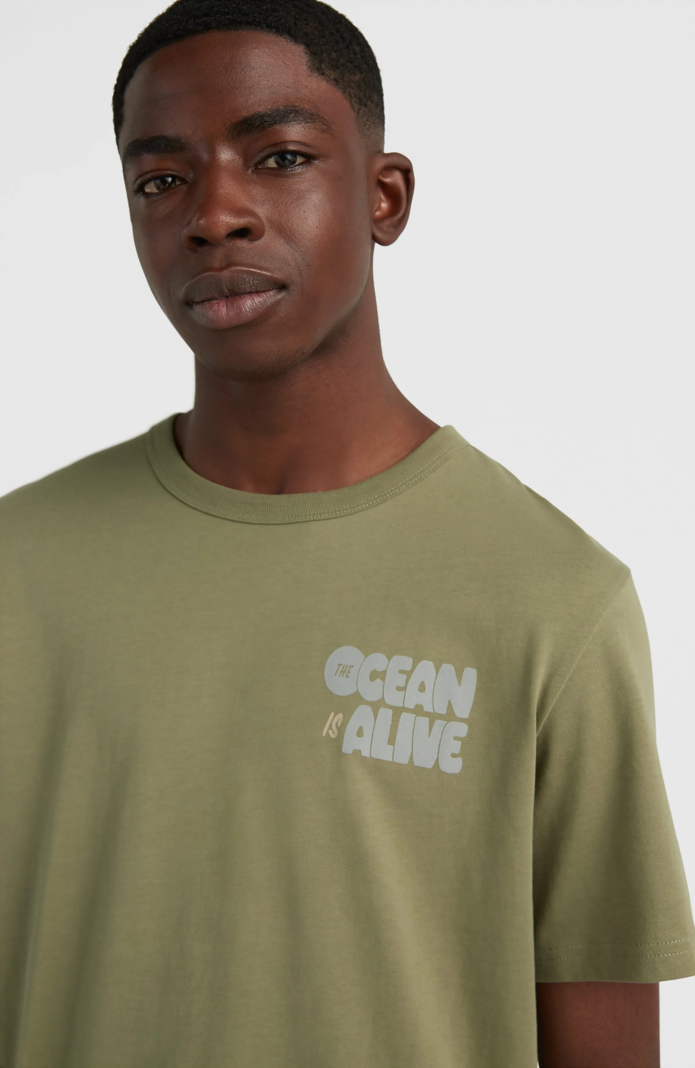 Pacific T-Shirt | Deep Lichen Green