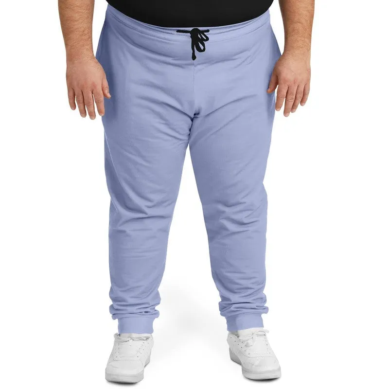 Pale Pastel Blue Joggers | Unisex | with PLUS sizes | Bright Pale Pastel Blue | C30M22Y0K0