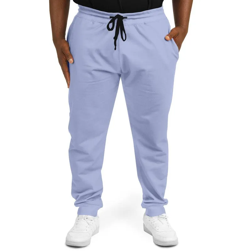 Pale Pastel Blue Joggers | Unisex | with PLUS sizes | Bright Pale Pastel Blue | C30M22Y0K0