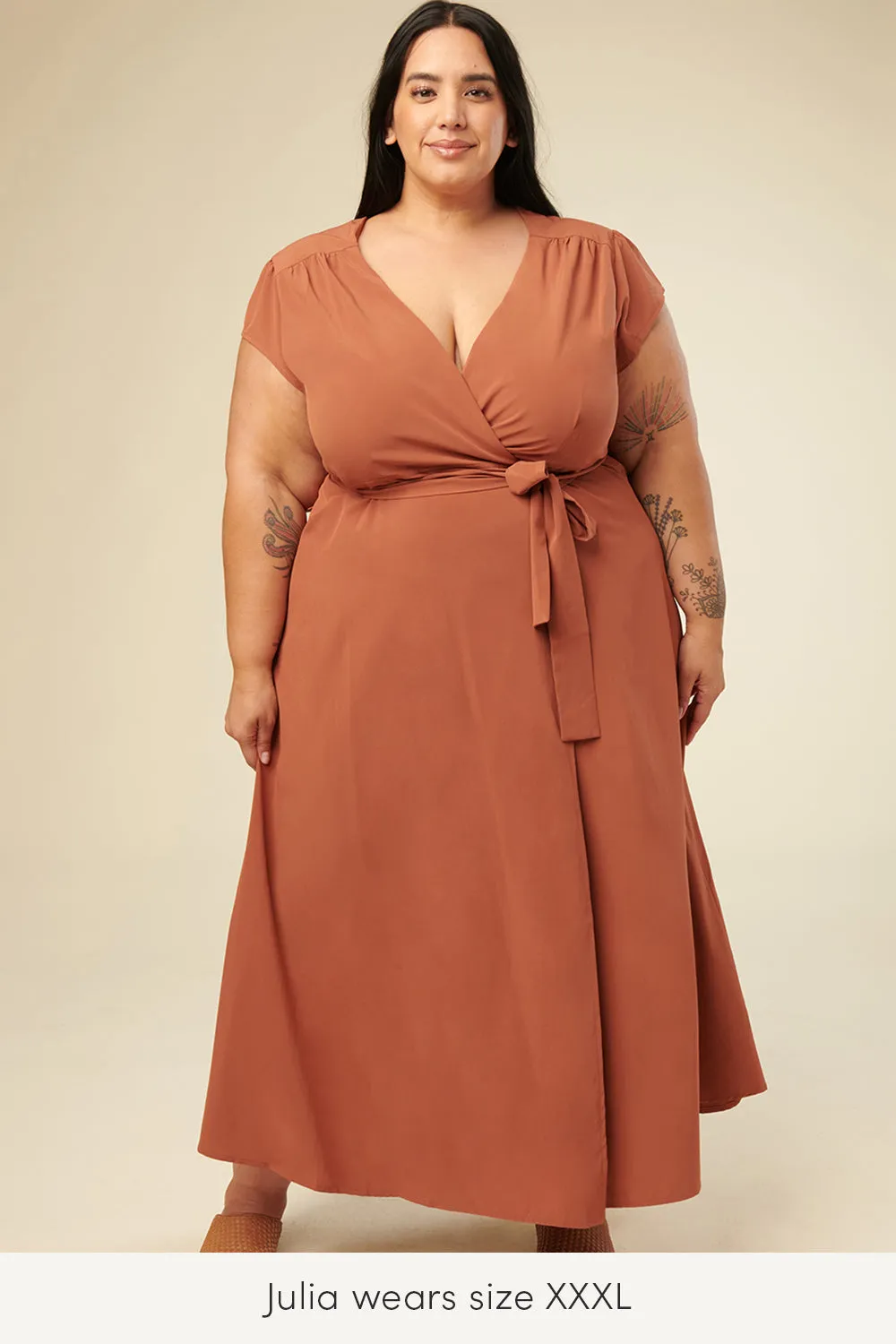Roma Reversible Wrap Dress